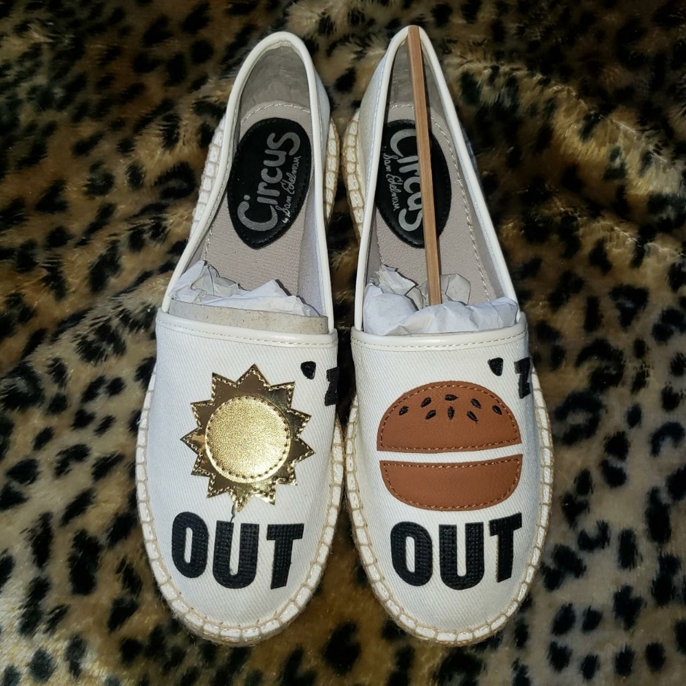 Sam Edelman Nwob Sun's out Bun's Out slip on shoes 6 Boho